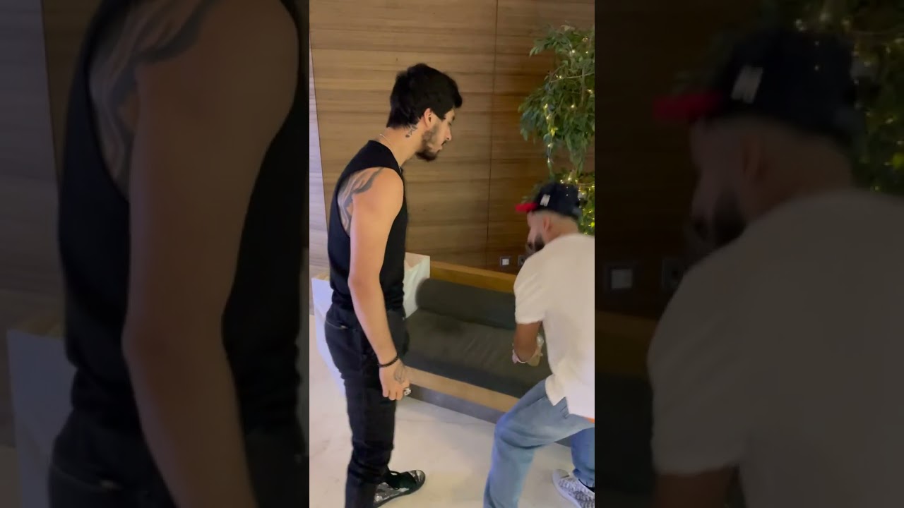 adam Saleh fight in Dubai mall