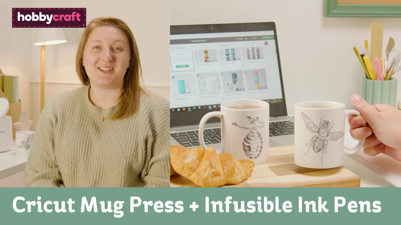 How to Use Cricut Mug Press with Infusible Ink Pens Tutorial | Hobbycraft