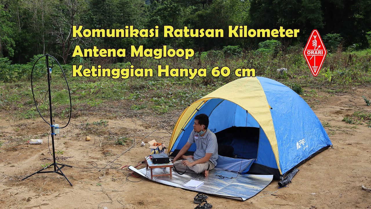 Antena Magloop Tingginya Hanya 60cm Namun Menjangkau Ratusan Kilometer