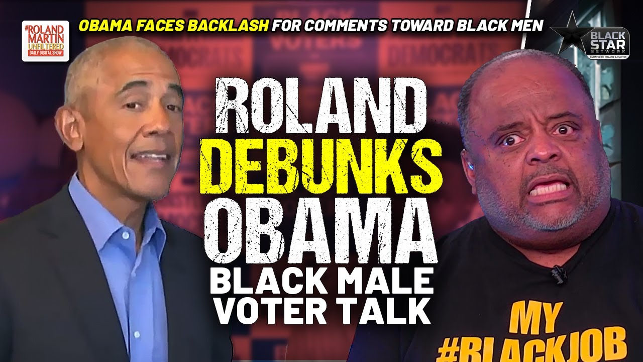 'Ridiculous Conversation'! Roland DEBUNKS Obama Black Men Harris Support Talk