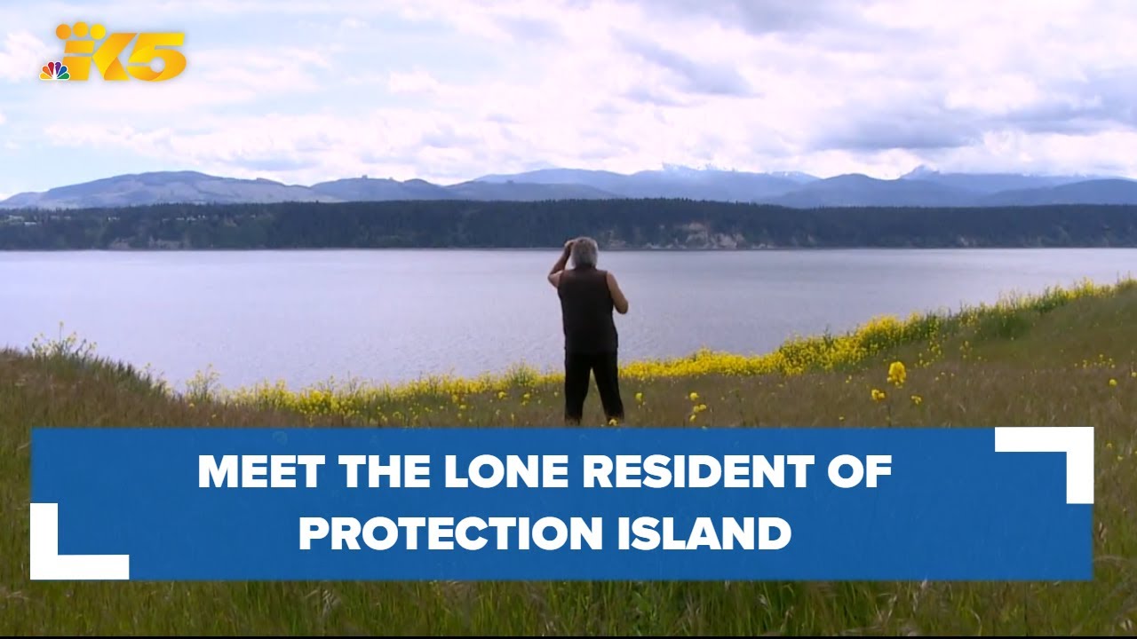 This man is the lone resident of Washington's Protection Island