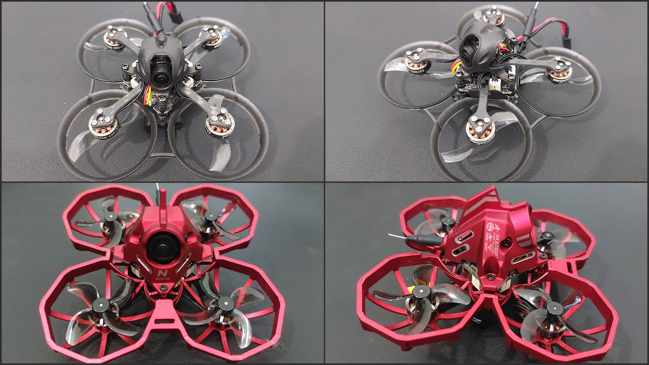 MOBULA7 PUSHER & NVISION RACER 75 Close-Up