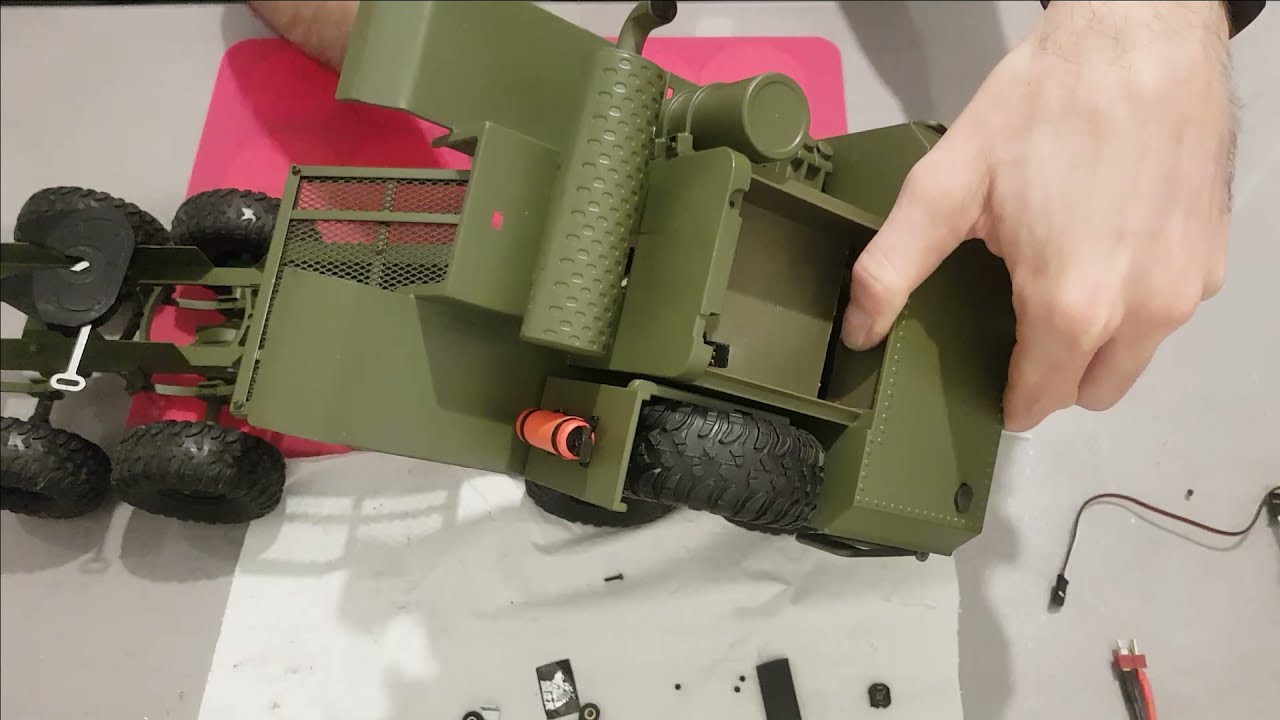 Rc Fayee Fy004a Military Truck 8x8 Oshkosh Hemtt build part 4