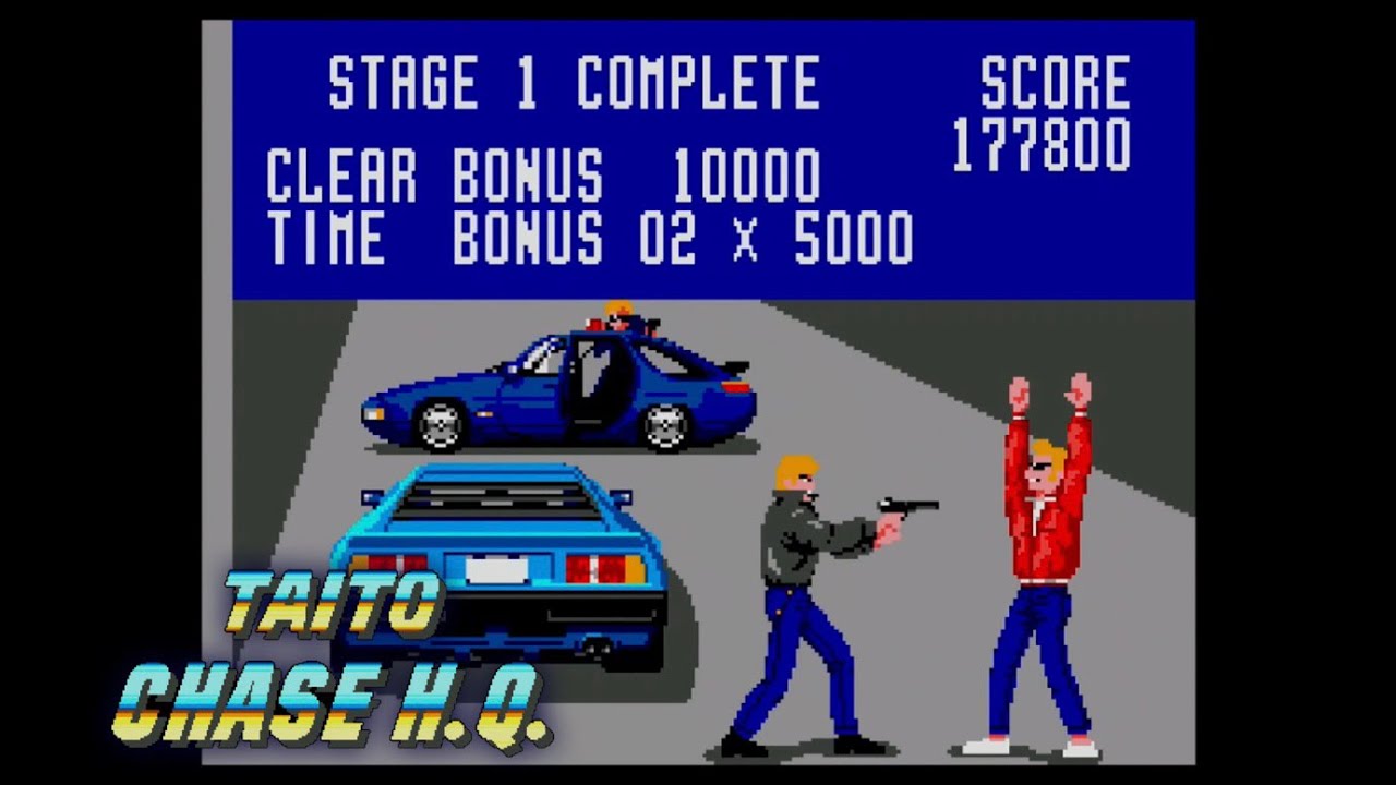【GG】タイトーチェイスHQ【実況なし/ゲームギア/初見プレイ/720p/60fps/GAMEGEAR/レトロフリーク】