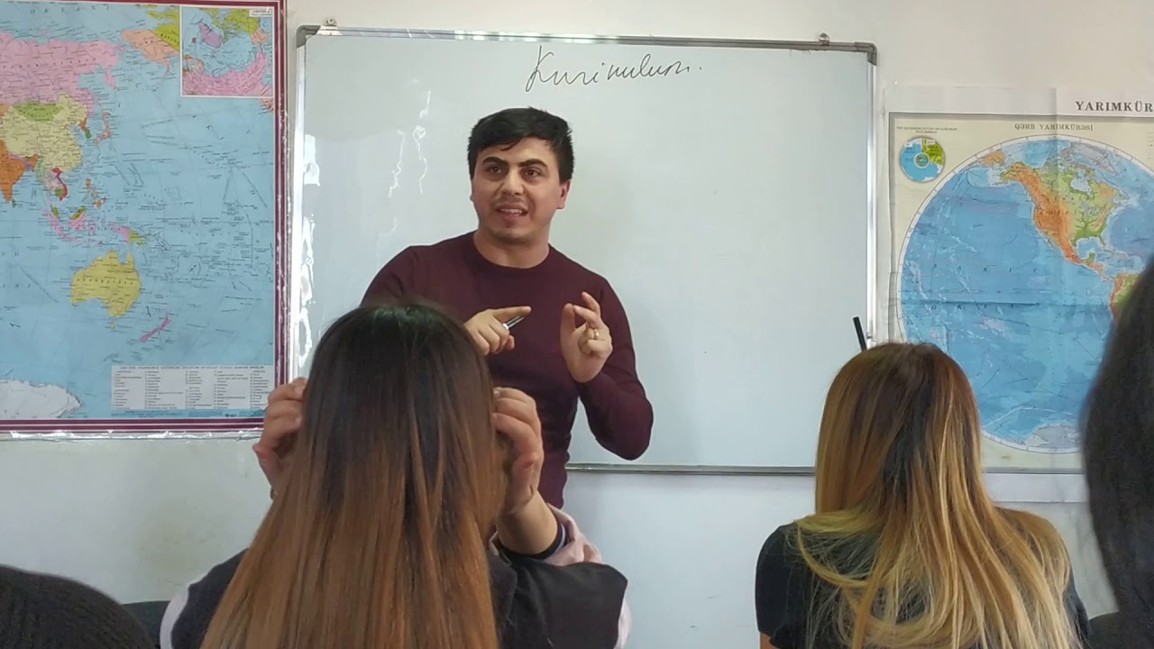 Kurikulum. Dərs 1. İlk dəfə canlı dərsdən.