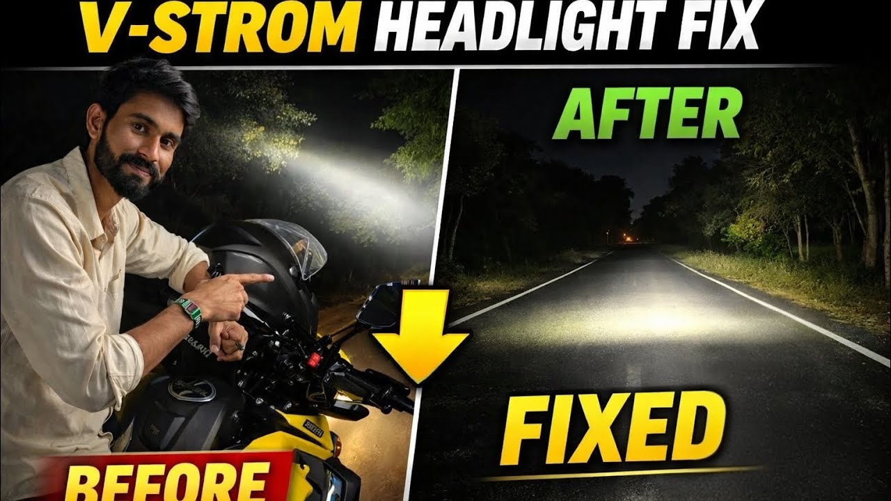V-Strom Headlight Adjustment | 