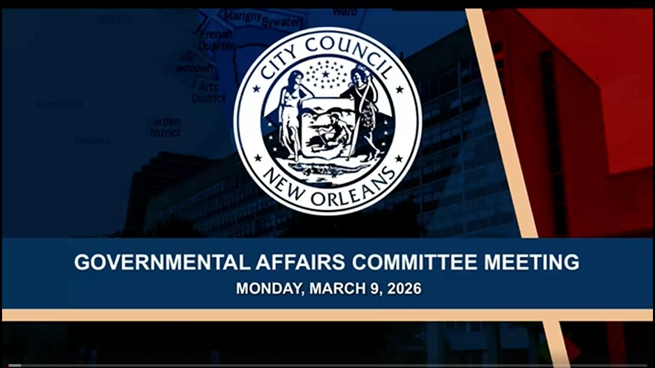 Governmental Affairs Committee Meeting