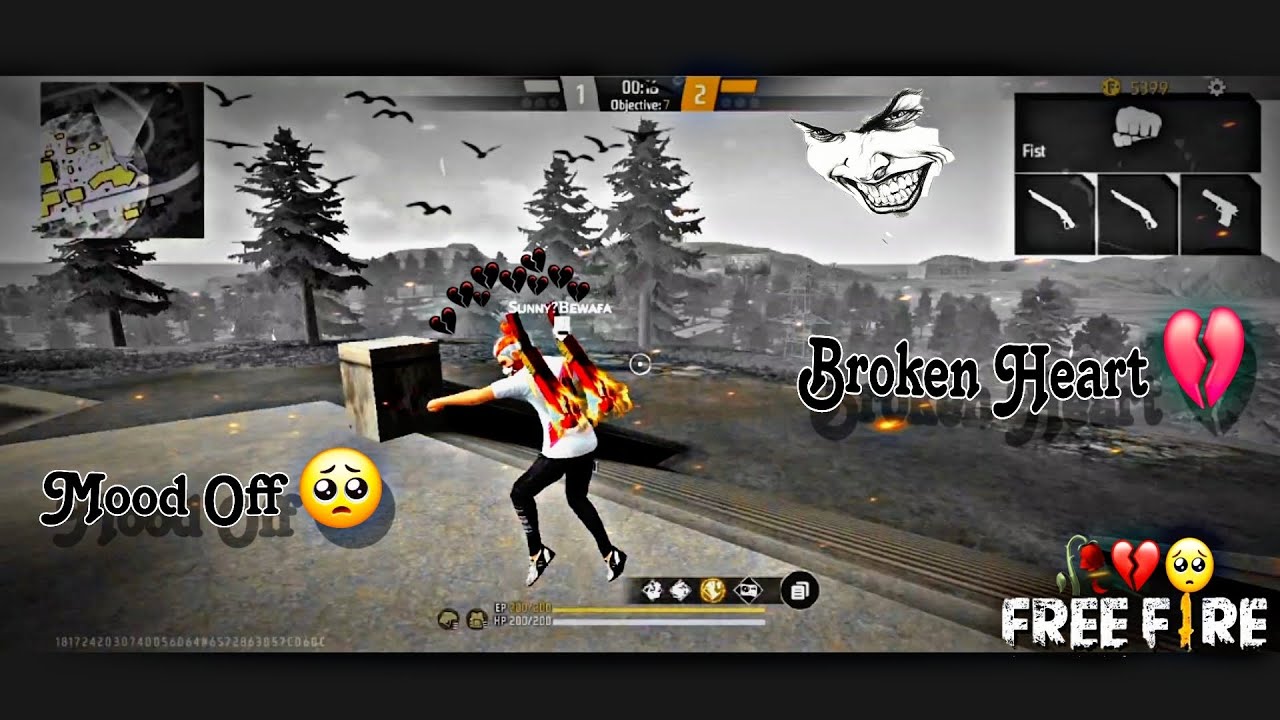Free Fire Mood Off Sad Status 🥺Free Fire Broken Heart 💔 Sad Status 💘Ff Very Sad WhatsApp Status 🥀#ff