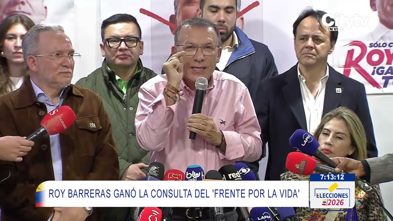 Declaraciones de Roy Barreras sobre los resultados de las elecciones 2026 | CityTv