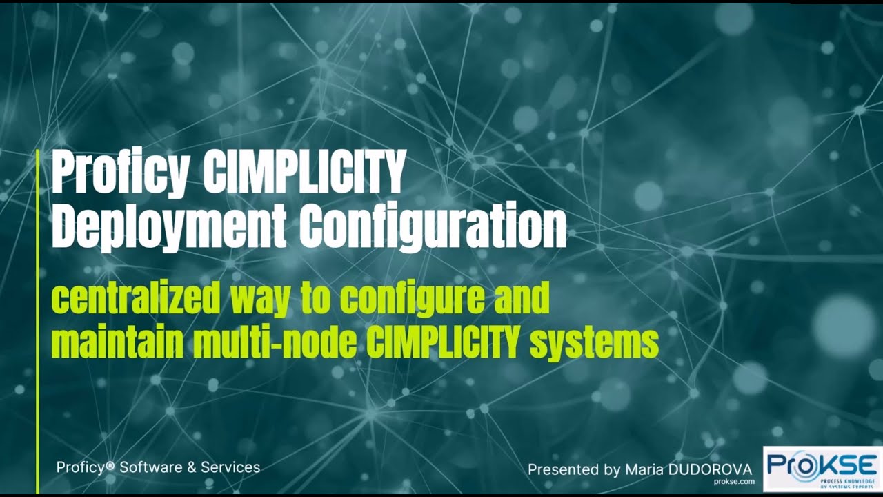 How to Configure Centralized Deployment in CIMPLICITY