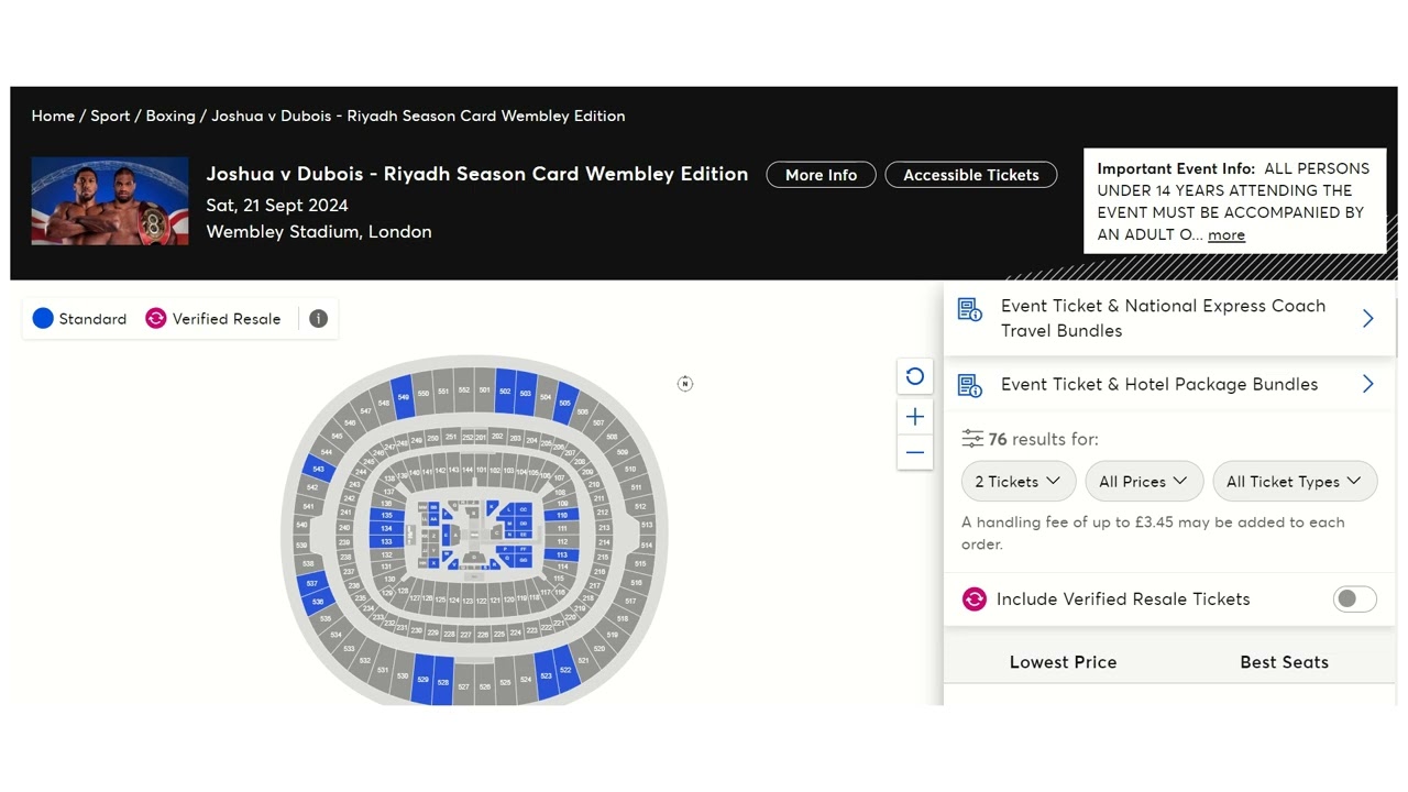 Blockbuster encounter as AJ takes on DDD in September live at the Wembley Stadium