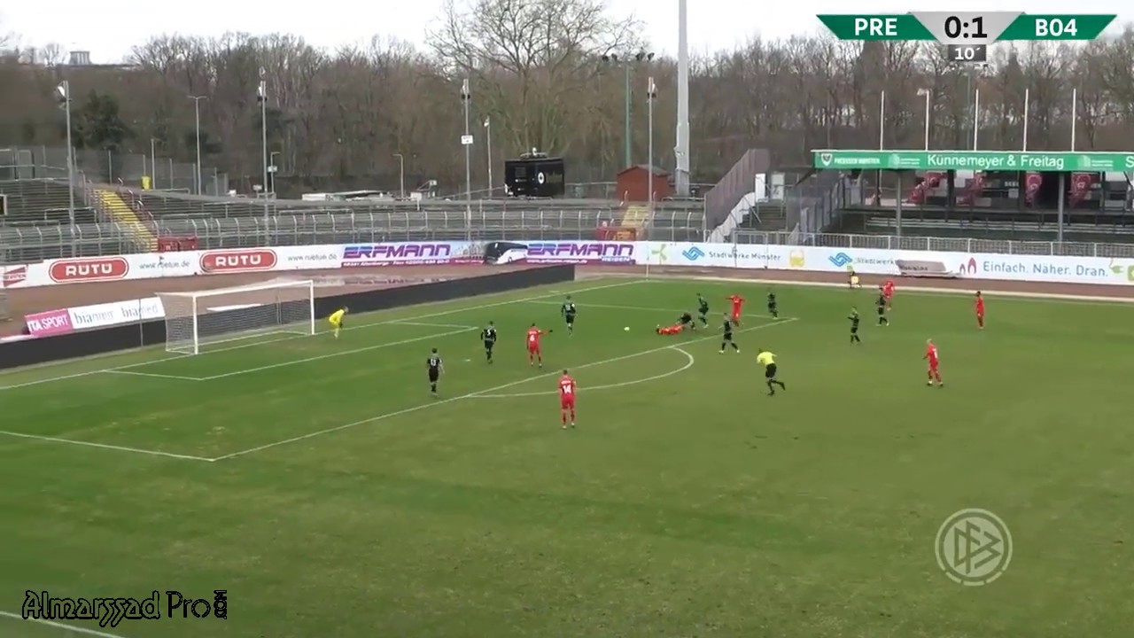 Goal Ayman Azhil vs Preussen M&uuml;nster U19