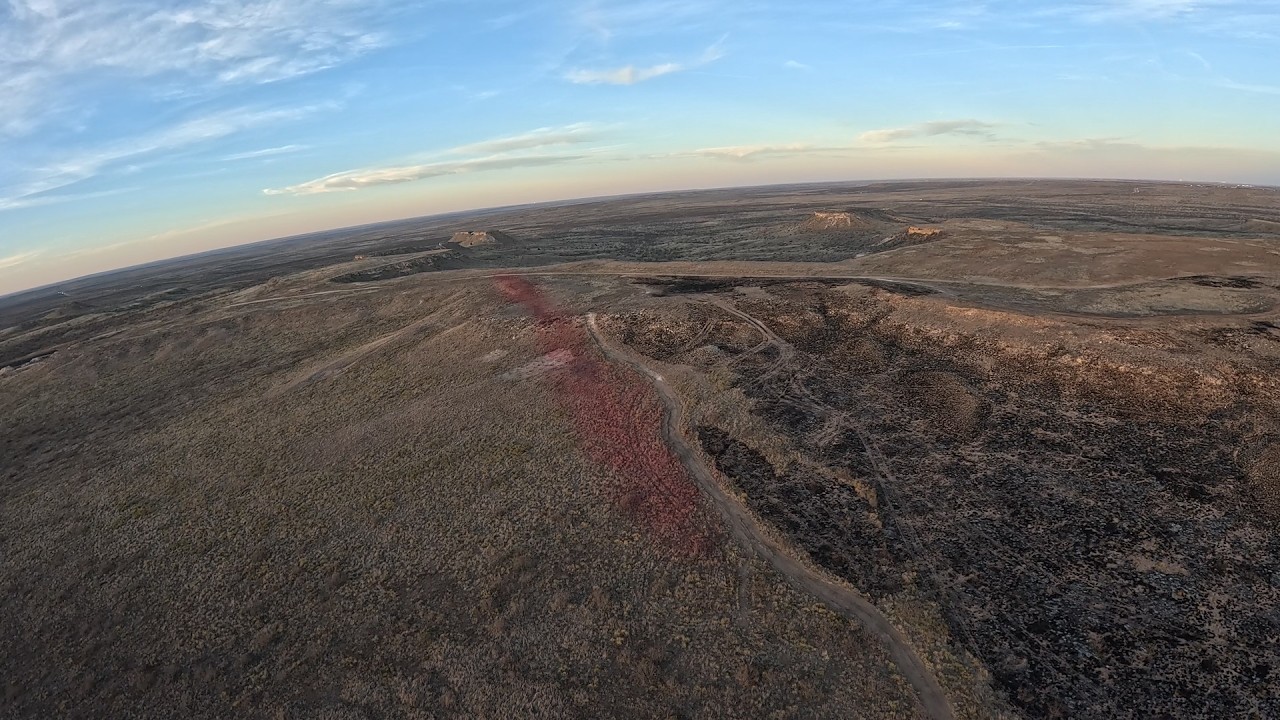 Blowout wild fire paramotor flight