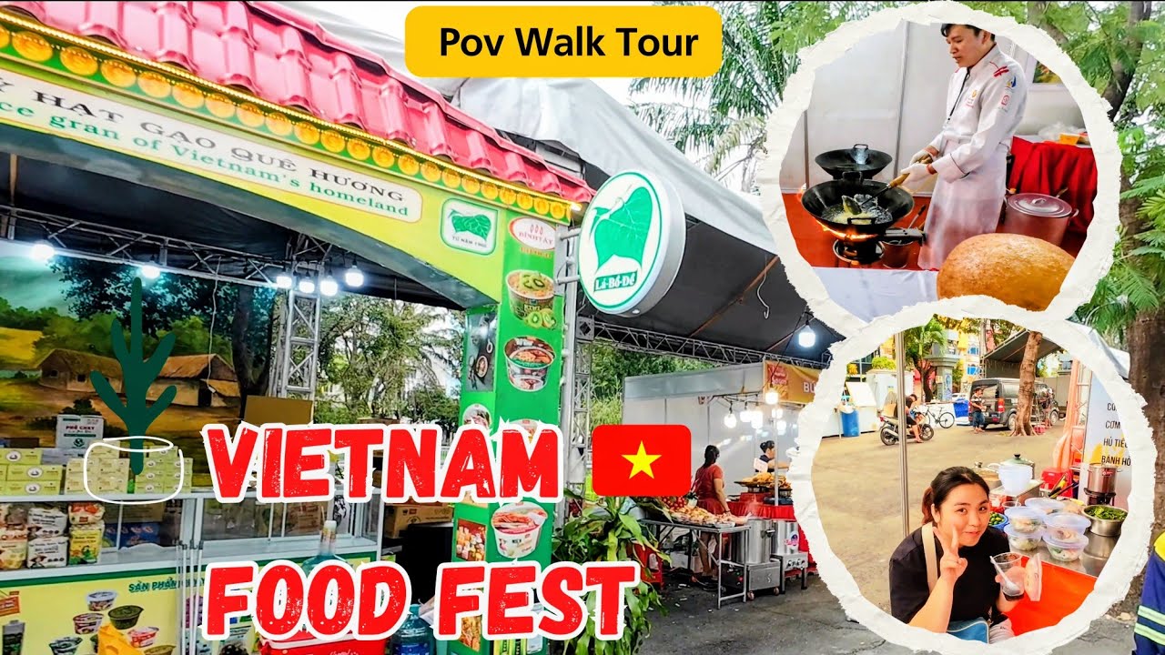 Walking Through a Vietnam Food Festival | Ho Chi Minh City POV 🇻🇳