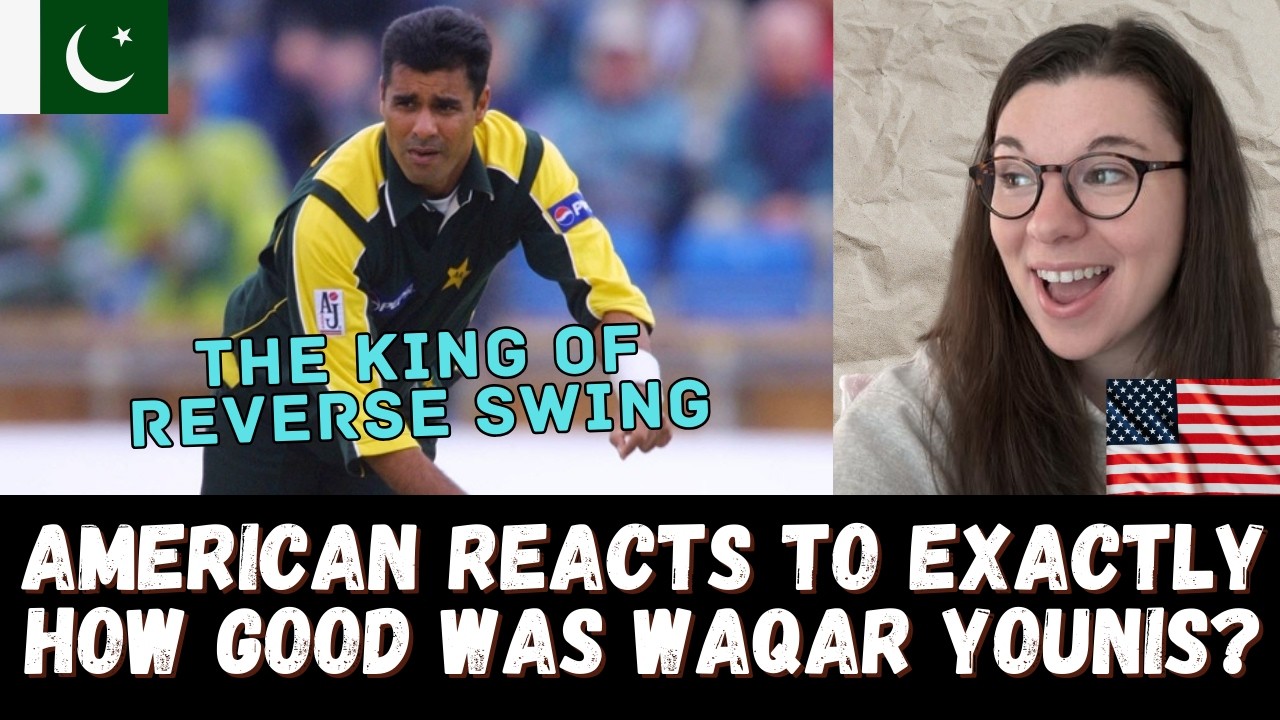 THE TOE CRUSHER! American Reacts to Waqar Younis | Pakistan's Most LETHAL Bowler 🏏