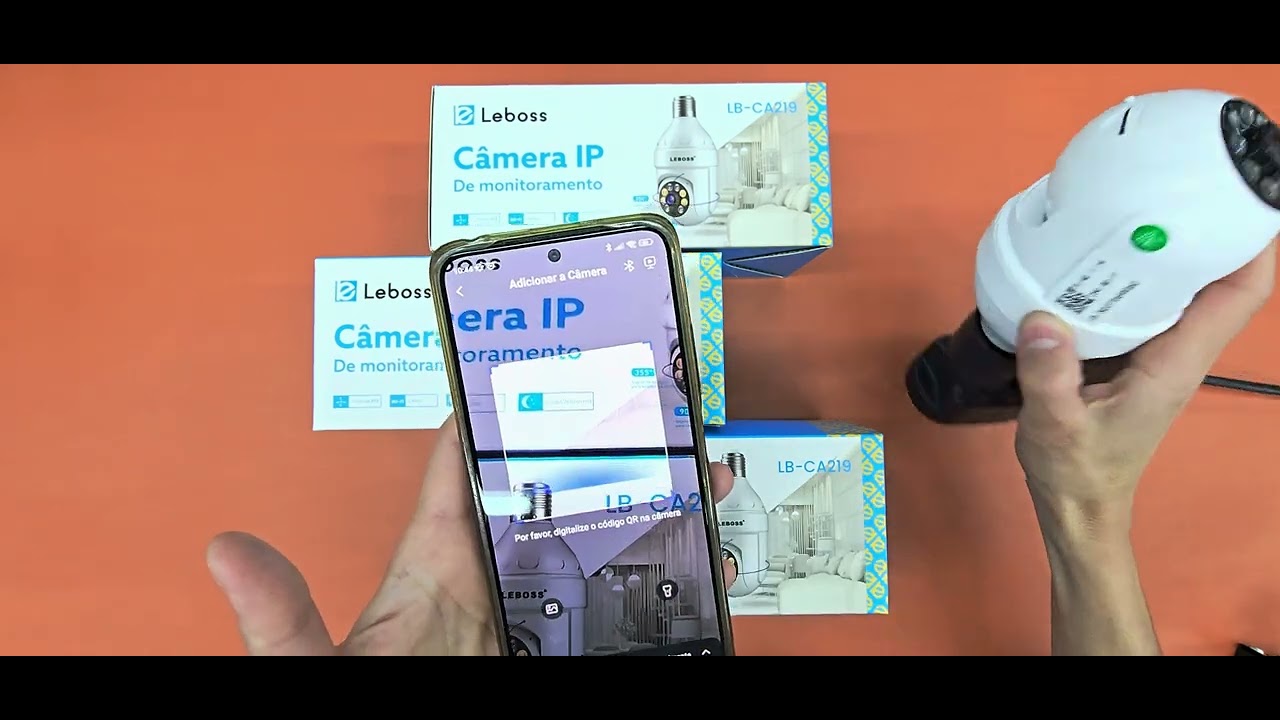 Como configurar camera ip LÂMPADA LB-CA219 aplicativo YOOSEE 