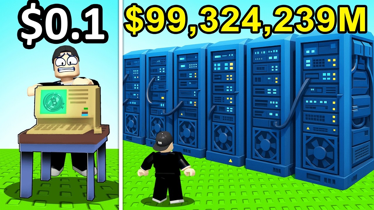I Used a BITCOIN MINER in Roblox