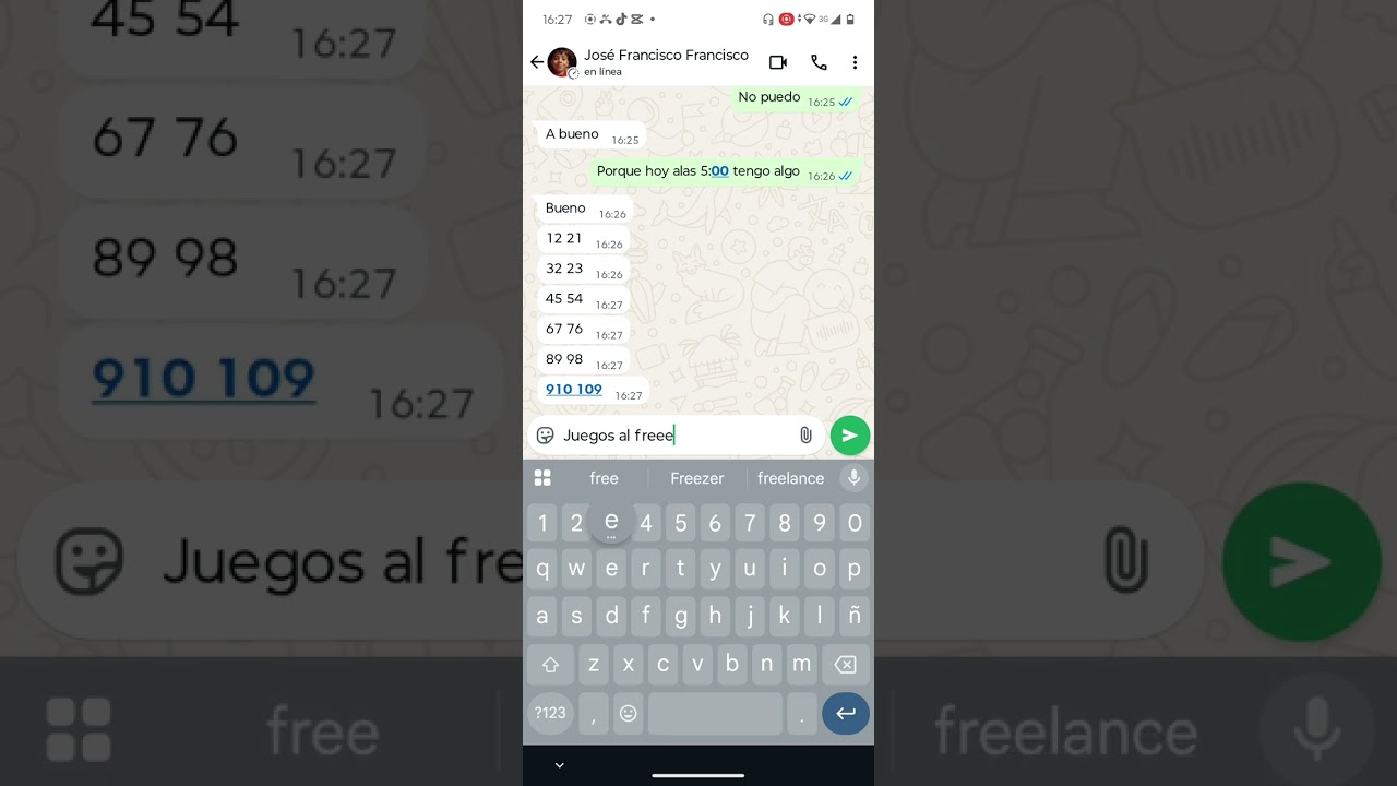 Háblame con mi amigo