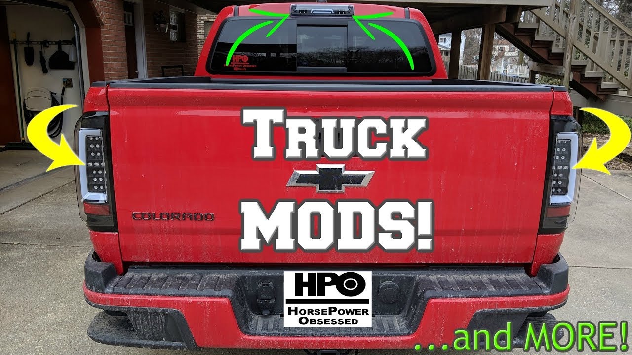 MODS for the Chevy COLORADO Z71!! Fender flares, LED tail lights, and MORE!