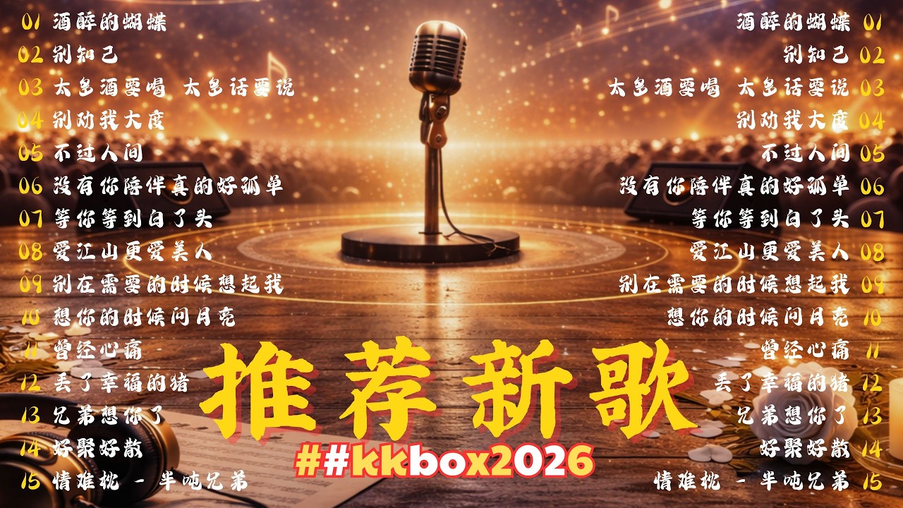 2026流行歌曲【無廣告】2026最新歌曲 2026好听的流行歌📌📌2026中国大陸流行歌曲 不能不听的50首🎗️