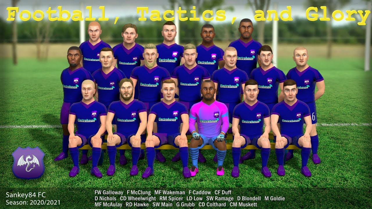 Football, Tactics, and Glory: Turn Based Football Management.