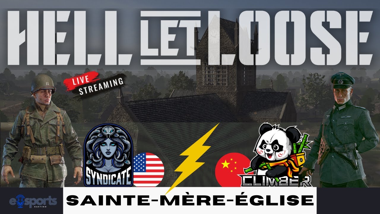 ⚔️ 2025 Hell Let Loose  | Competitive | SYNDICATE vs CLIMBER | Map: Sainte-Mère-Église