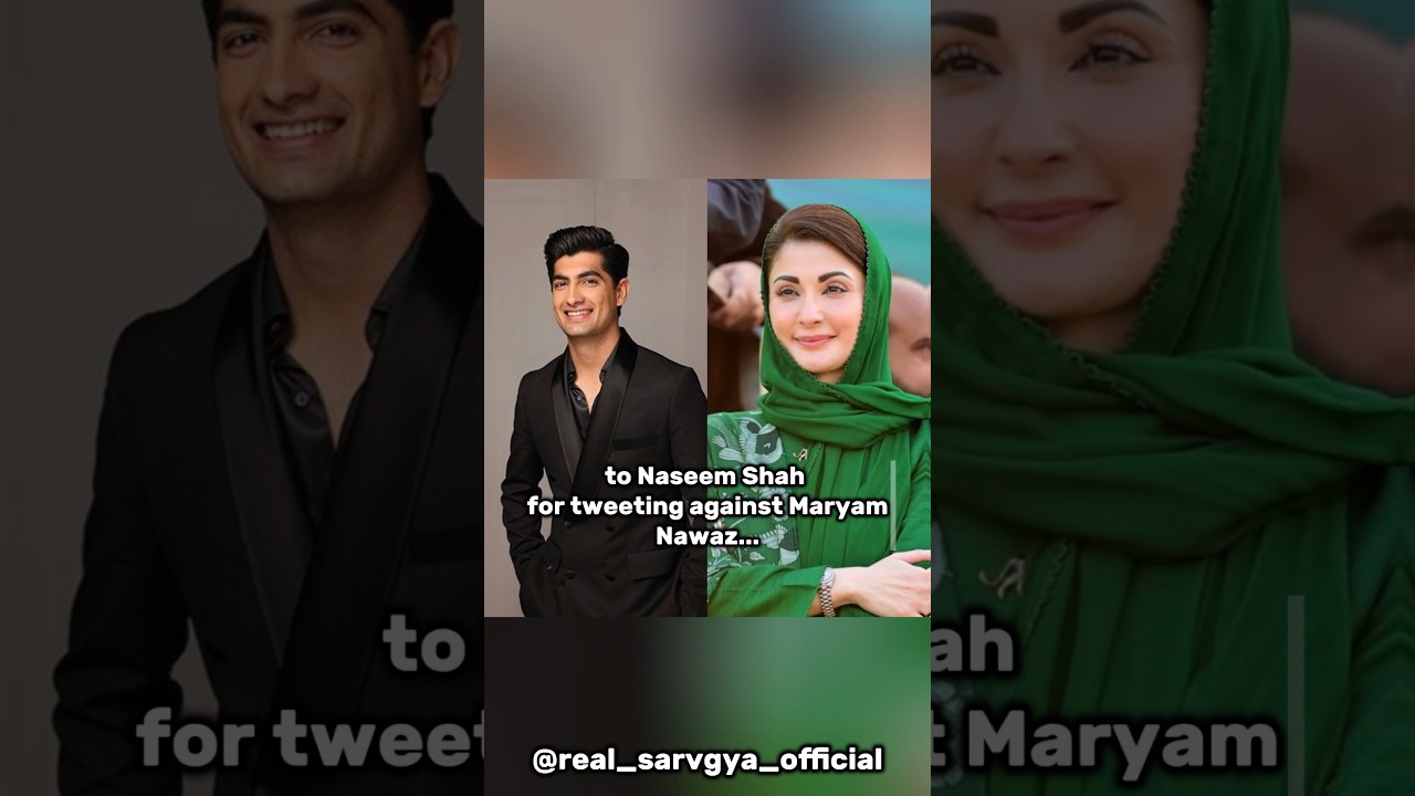 Naseem Shah for tweeting against Maryam Nawaz 🤯😶#shorts