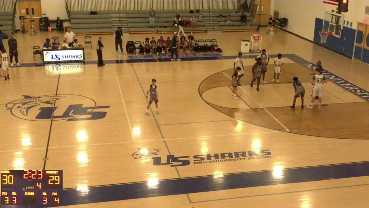 University School NSU vs Somerset Miramar Boys' Middle School Basketball