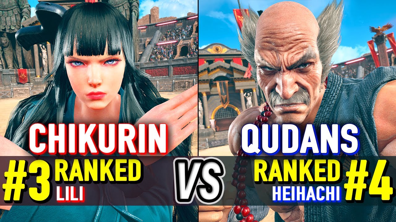 T8 🔥 CHIKURIN (#3 Ranked Lili) vs QUDANS (#4 Ranked Heihachi) 🔥 Tekken 8 High Level Gameplay