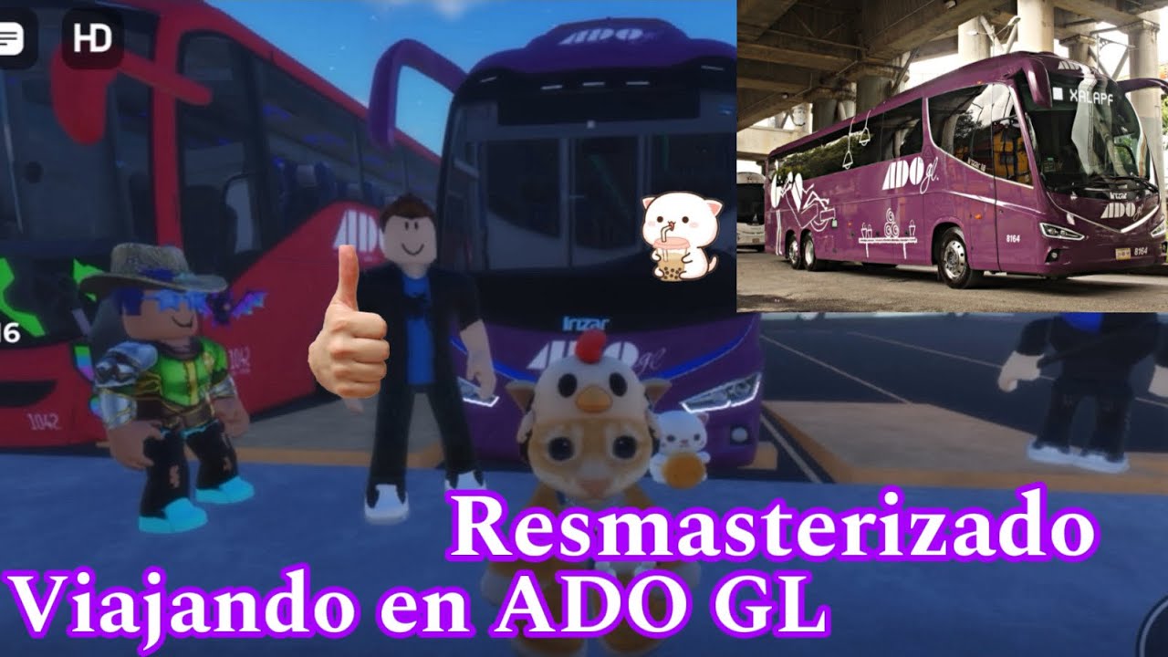 VIAJANDO EN ADO GL (RESMASTERIZADO) #autobusesmexicanos #roblox