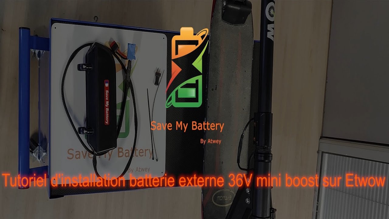[Tuto] Installation batterie externe 36V sur Etwow.