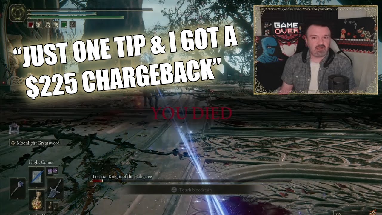 DSP Devastating Stream, Rages While Getting $225 in Chargebacks, Elden Ring Disaster Night