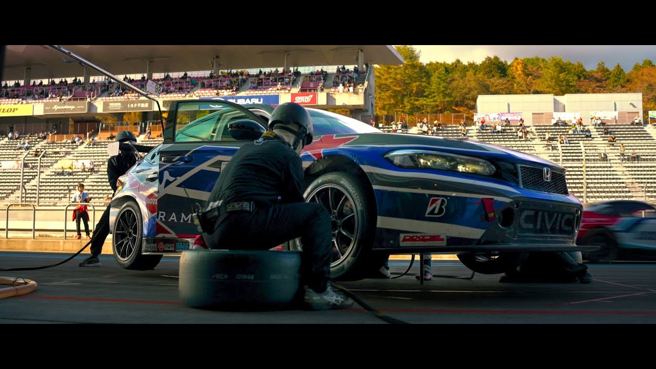 スーパー耐久 M&K Racing's Honda Civic Type R FL5 at Super Taikyu Rd.7, Fuji Speedway, Japan | 4K