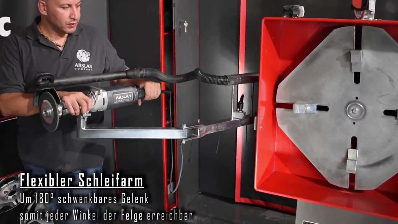 Felgenpoliermaschine / Wheel rim refurbishment machine - FPM 601 by ArslanCompany