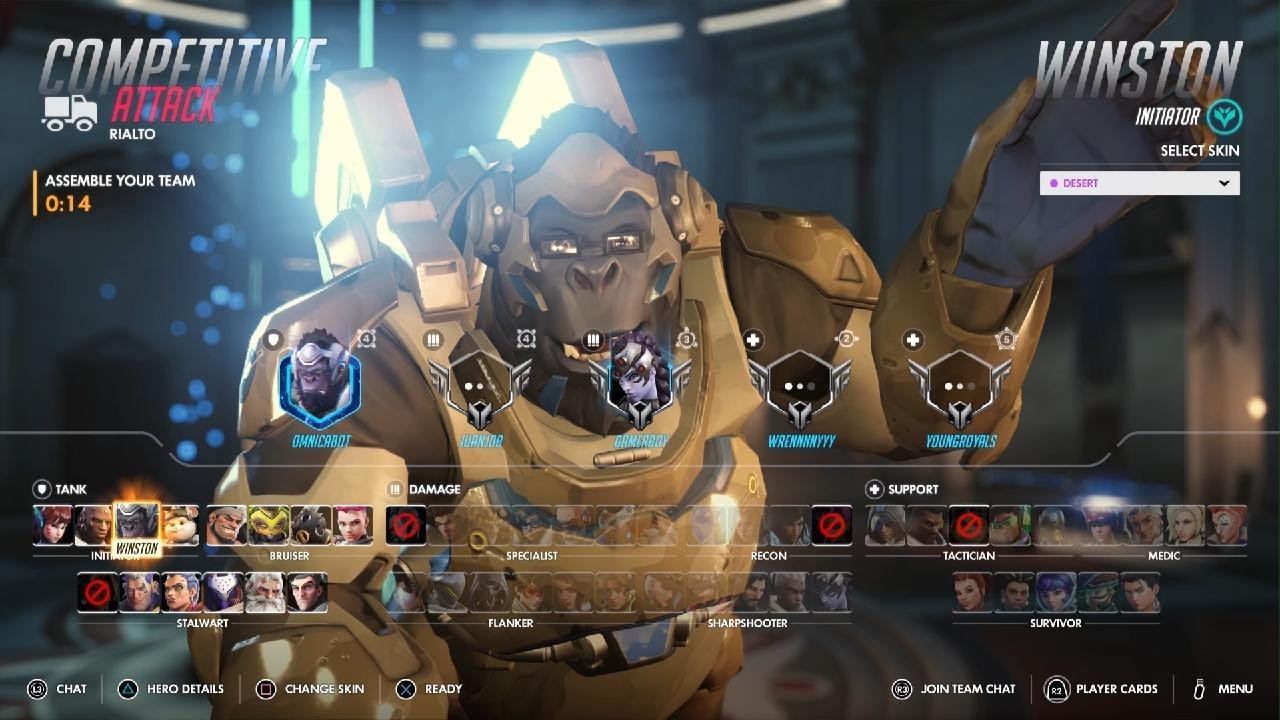 Overwatch papa Rhine going to work