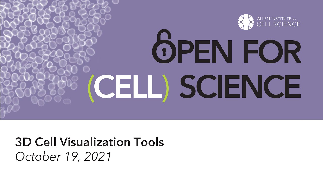 Open for (Cell) Science Tutorials: 3D Cell Visualization Tools