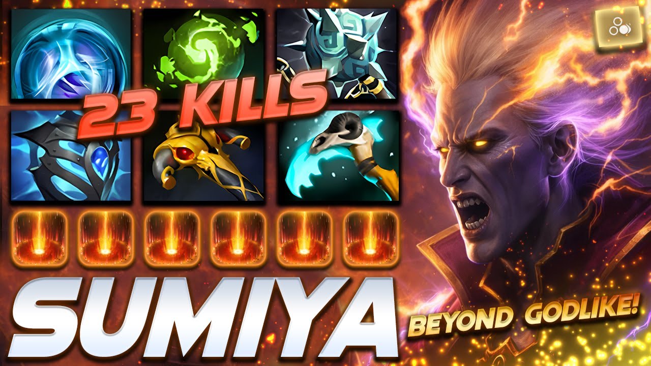SumiYa Invoker Beyond Godlike - Dota 2 Pro Gameplay [Watch & Learn]