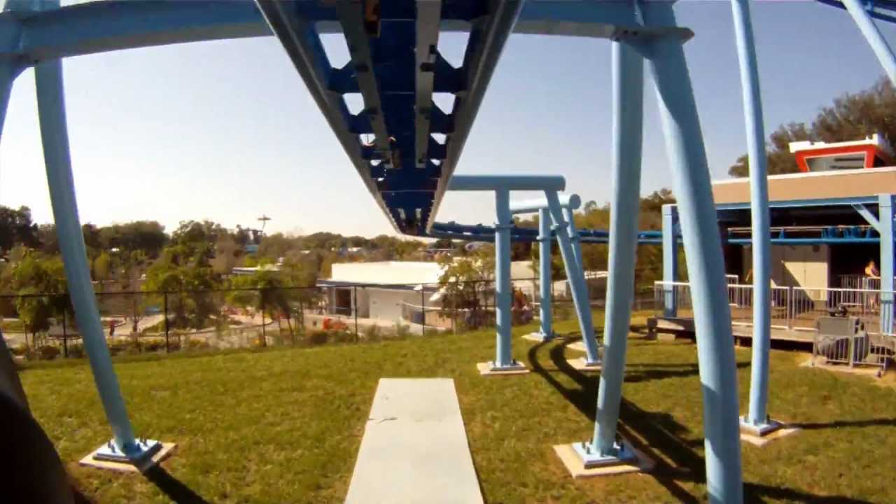 Flight School Roller Coaster POV Front Seat Legoland Florida Onride