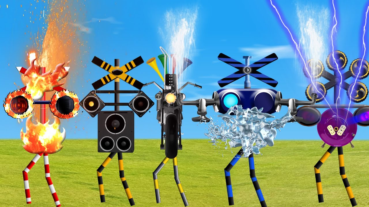 びっくりするくらい騒々しい踏切さんたち でも愛くるしいわけ |4K| Railroad crossings with loud noises