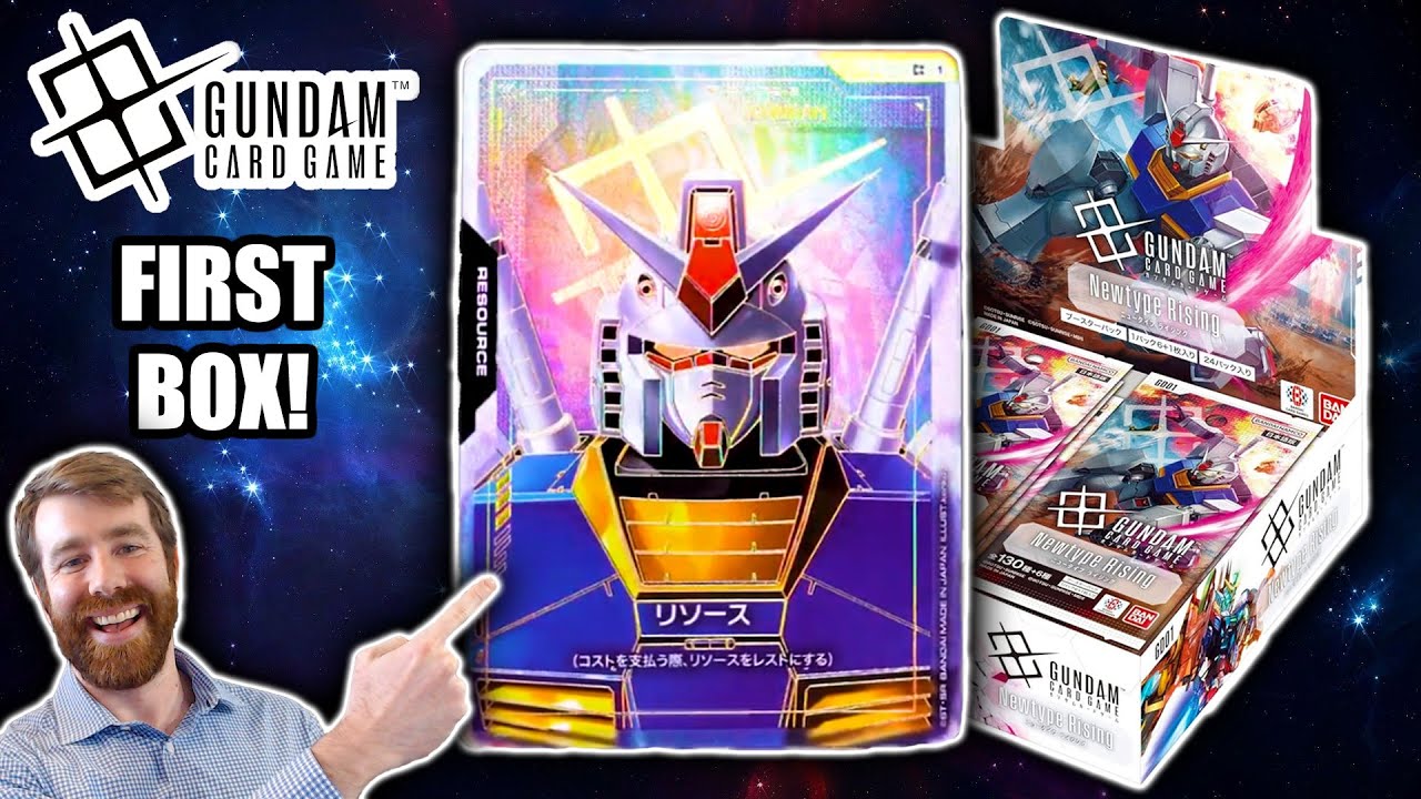 INSANE PULL!! Gundam Card Game Newtype Rising Booster Box Opening
