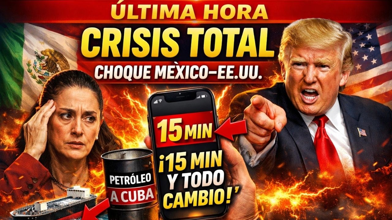 Claudia Sheinbaum en 15 minutos: la llamada con Trump que desat&oacute; el choque M&eacute;xico-EE.UU.