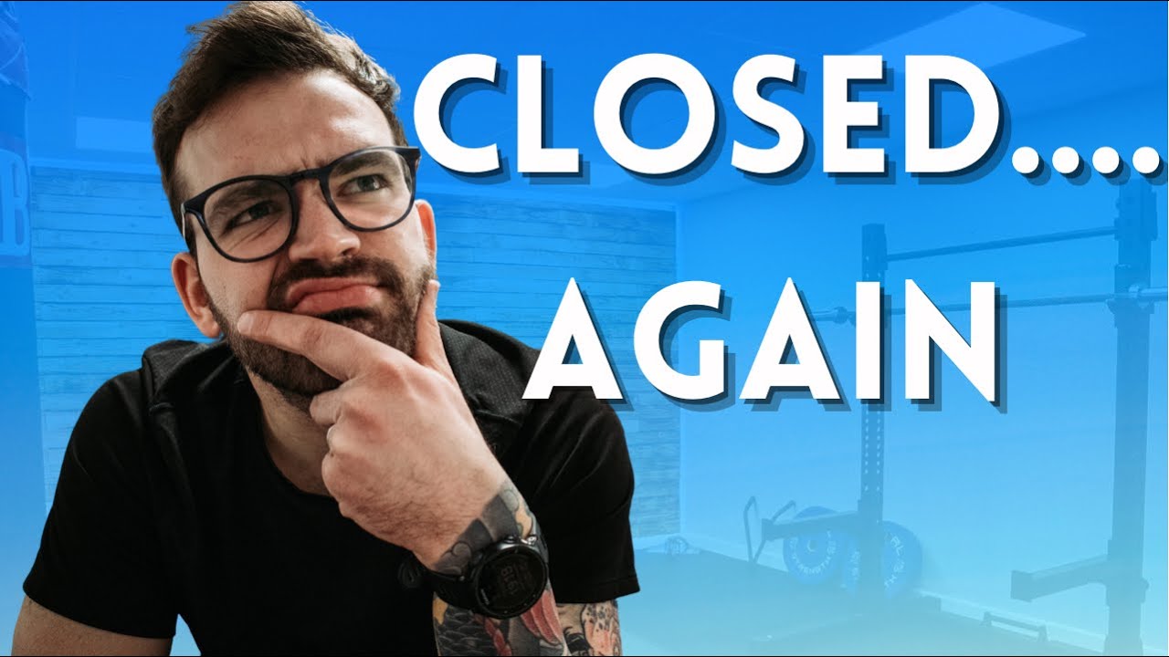 LOCKDOWN 2.0 - Closing the studio... AGAIN!!
