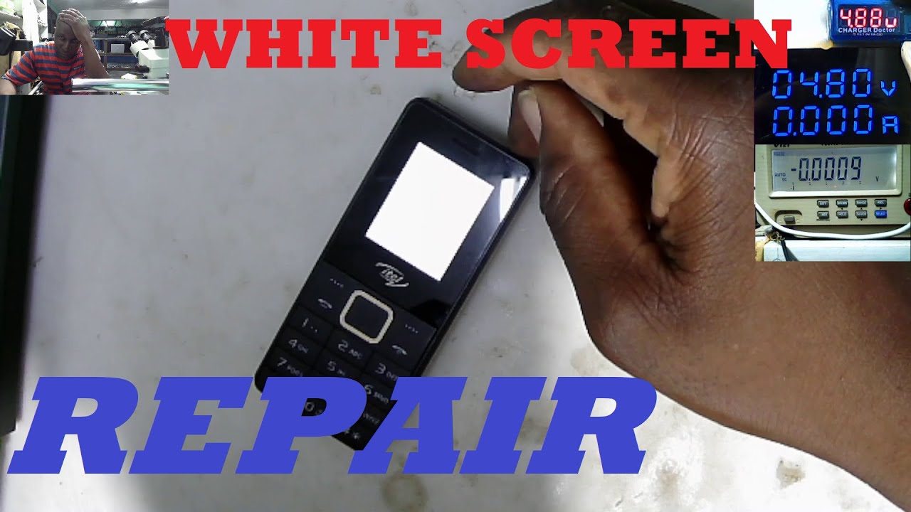 Ремонт белого экрана Itel it2160!!