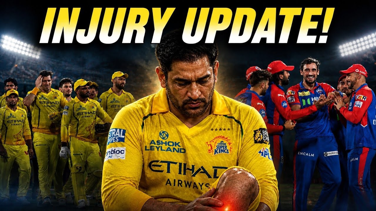 Dhoni Injury Update Shocks CSK Fans! 😳
