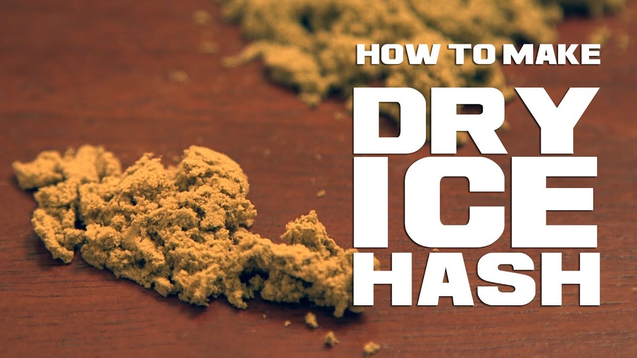 How to Make Hash/ Kief with Dry Ice and Cannabis - THC Frozen CO2 Extraction