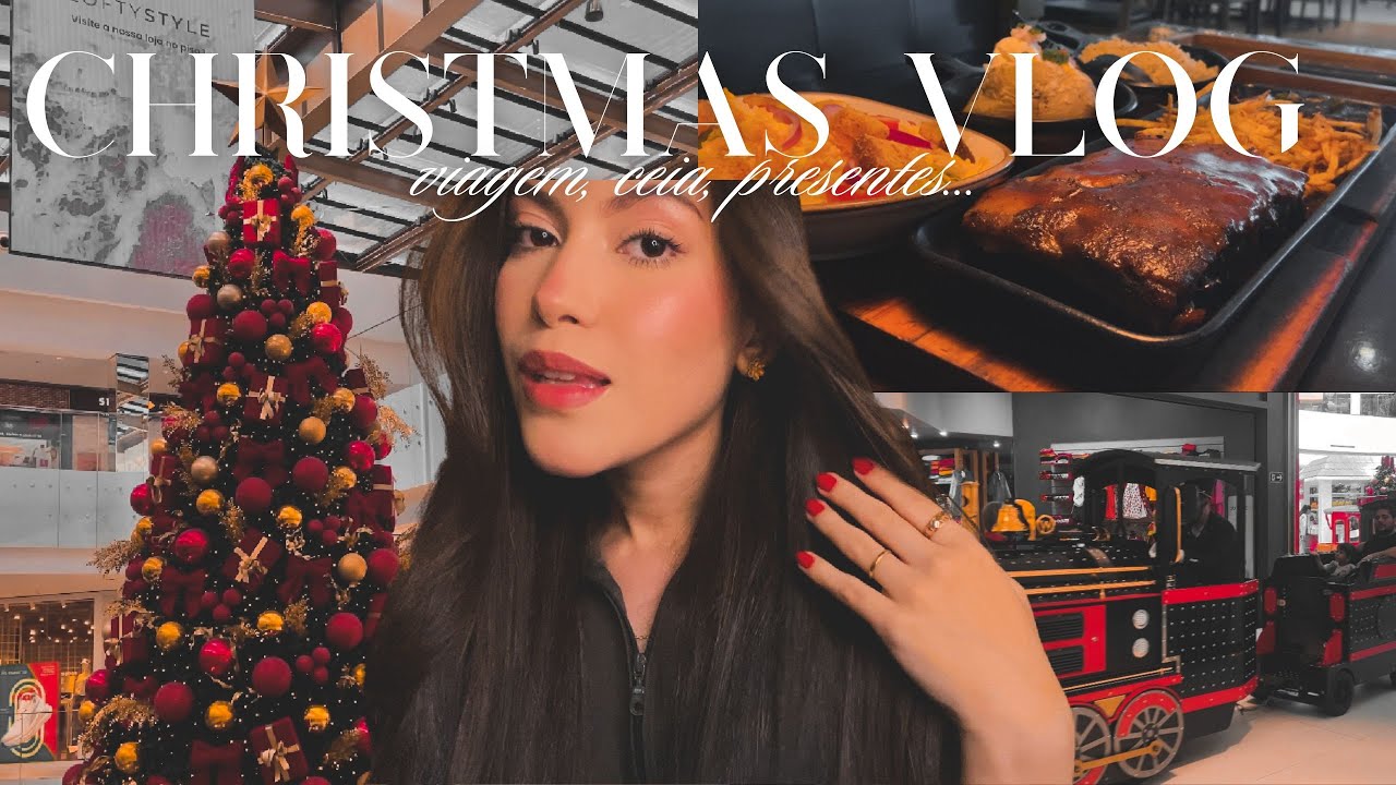 CHRISTMAS VLOG | nosso natal, viagem em Goiânia, ceia, presentes…