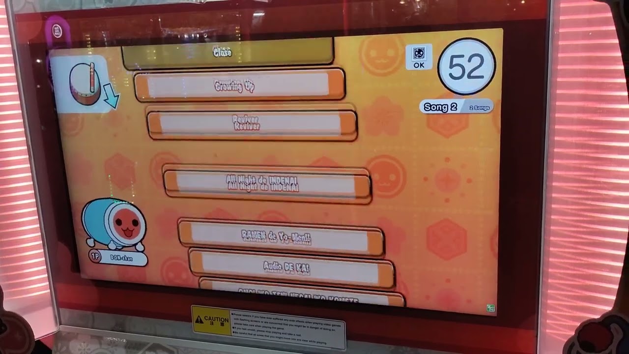 Taiko US location test song list - Part 2