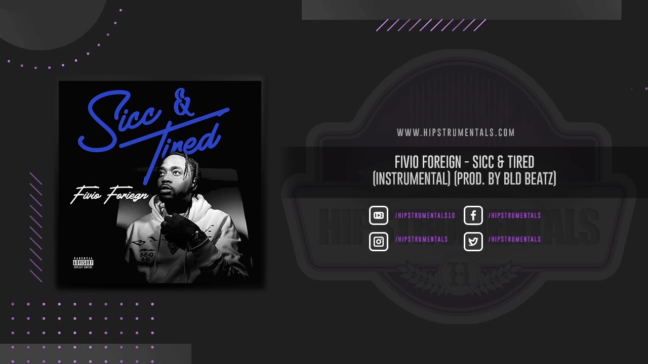 Fivio Foreign - Sicc & Tired [Instrumental] (Prod. By BLD Beatz)