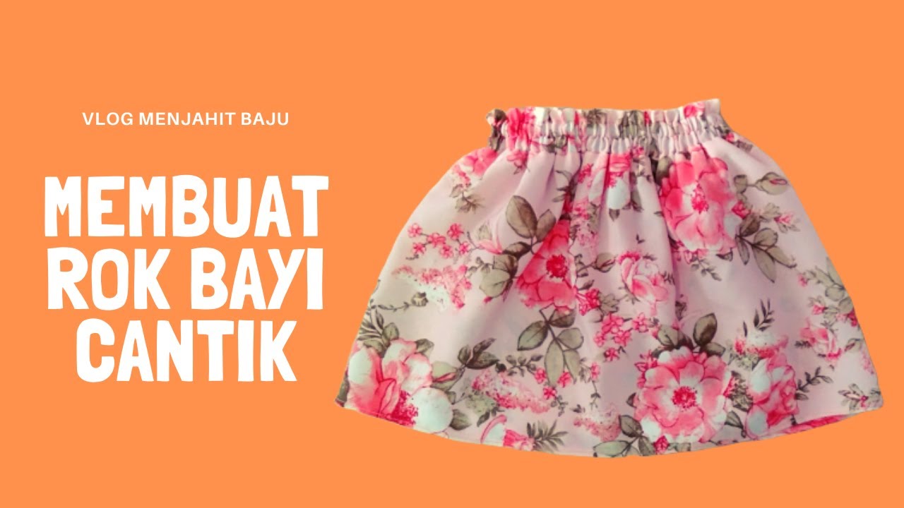 DIY CARA MEMBUAT ROK ANAK SIMPEL BANGET