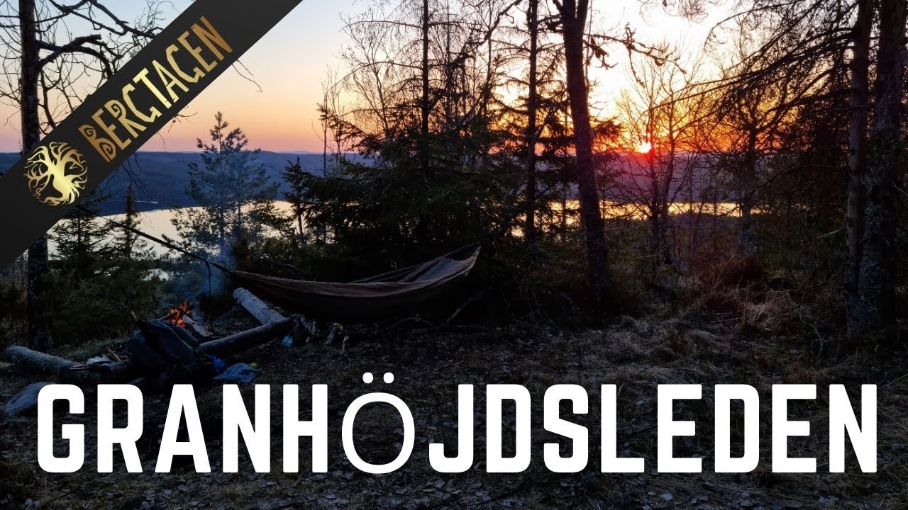 2 day hike with my hammock and an amazing view | Granhöjdsleden | No talking